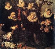 Frans Hals Portrait of an unknown family oil painting reproduction